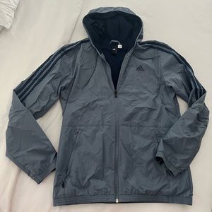 Adidas Water-Resistant Hooded Windbreaker
